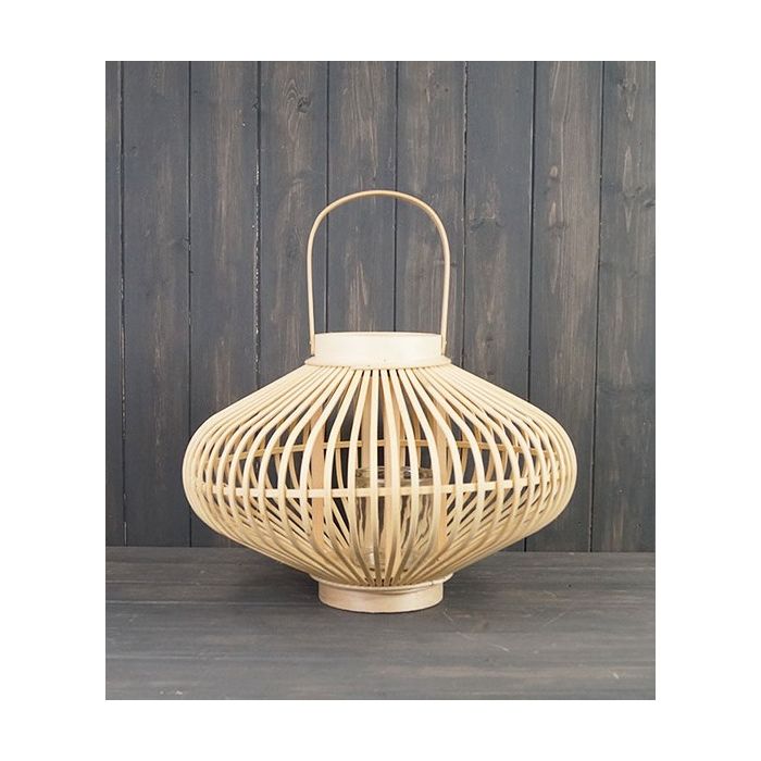 Bamboo Lantern 44cm Height (Including Handle)