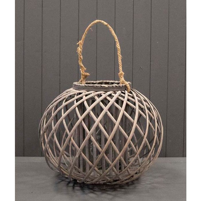 Wicker Spherical Lanters 46cm Diameter