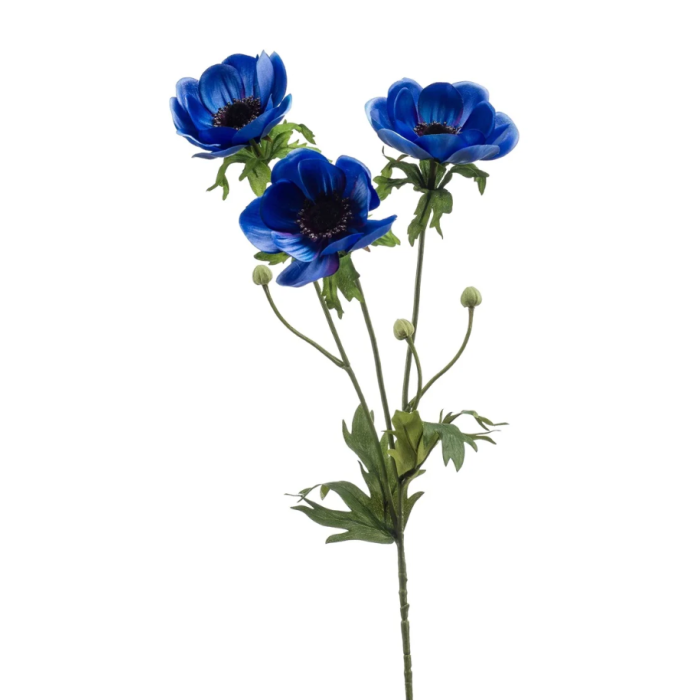 Anemone Spray Blue 75cm