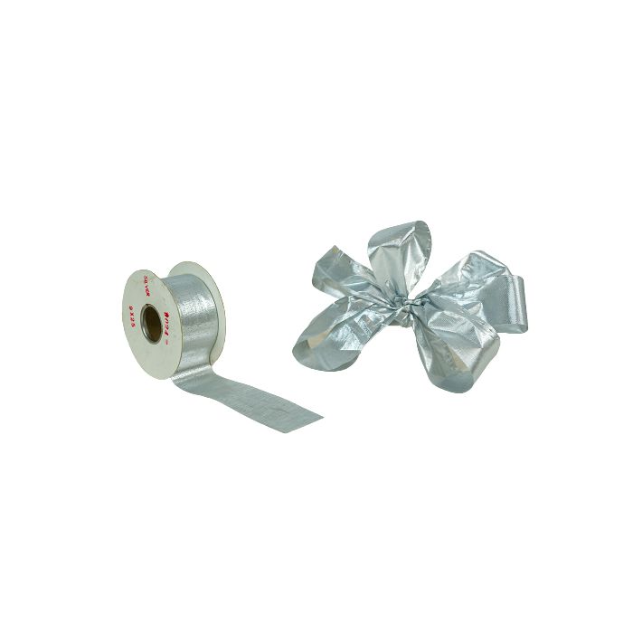 37mm x 25yds Silver Ribbon
