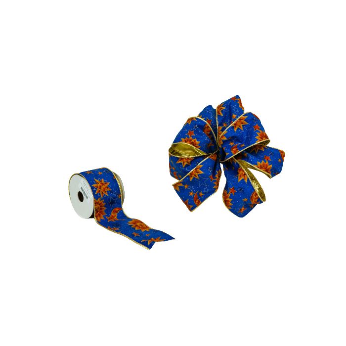 63mm x 3yds Christmas Ribbon Design 4