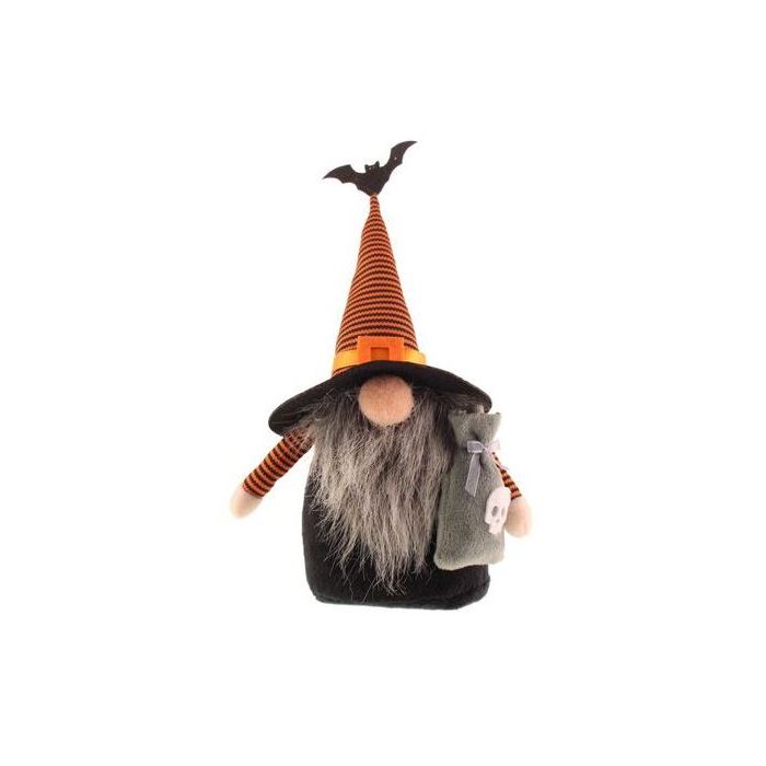 19cm Fabric Sitting Halloween Gonk Orange (N50651)