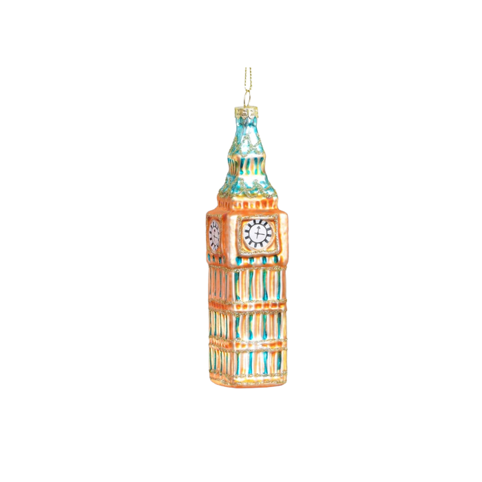 14cm Glass Big Ben Decoration