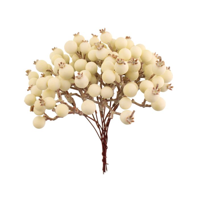 14cm Snowberry Bundle Cream