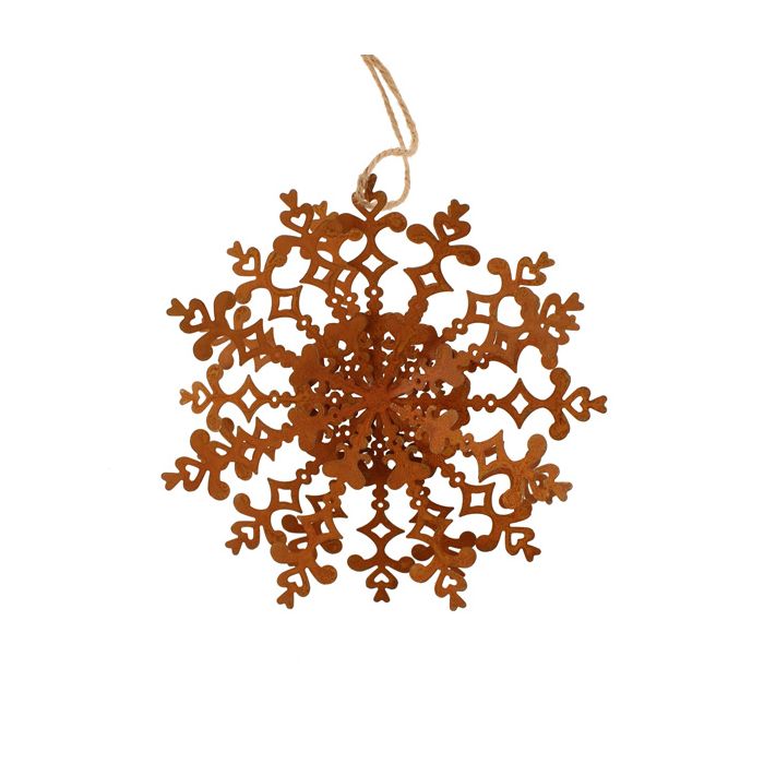 15cm Metal Snowflake Hanging Decoration