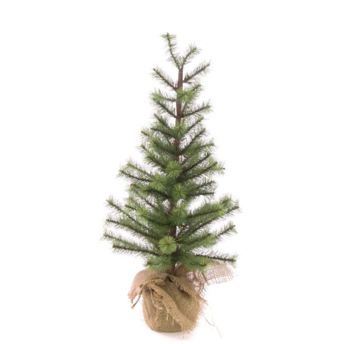 Pine Table Tree in Burlap 61cm