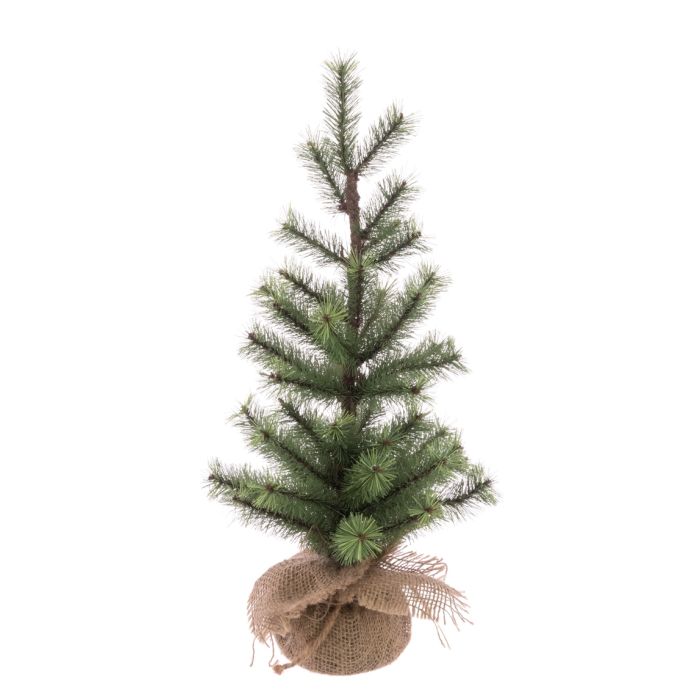 Pine Table Tree in Burlap 45cm