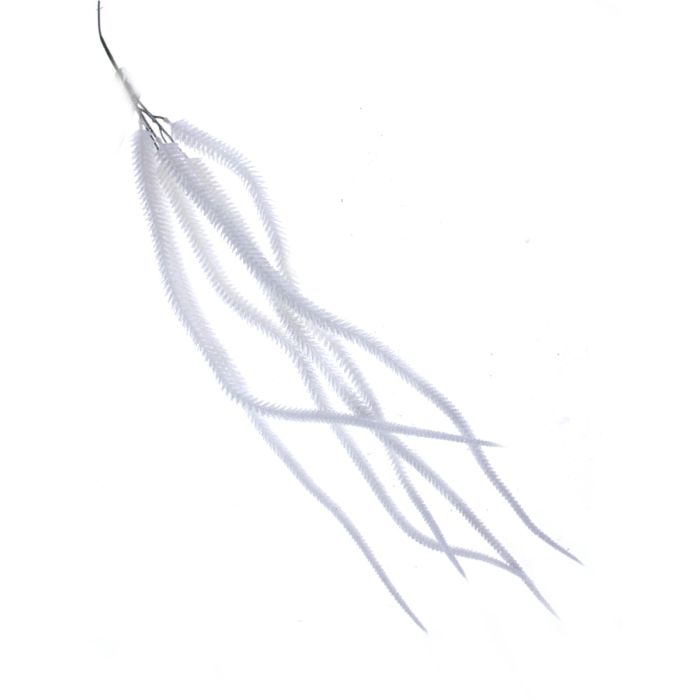 Artificial Glittered Amaranthus - White (82cm long)