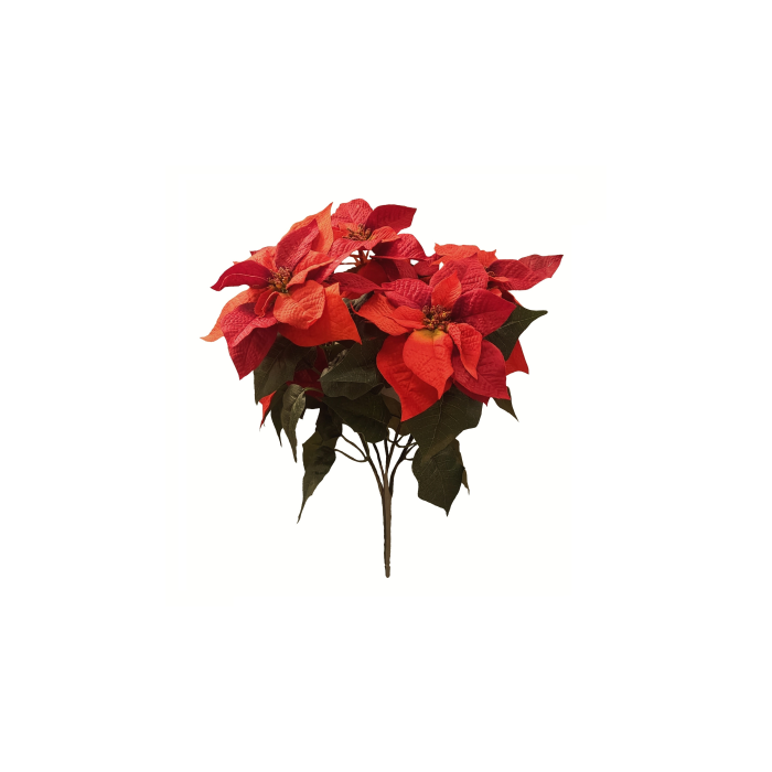 46cm Red Poinsettia Bouquet