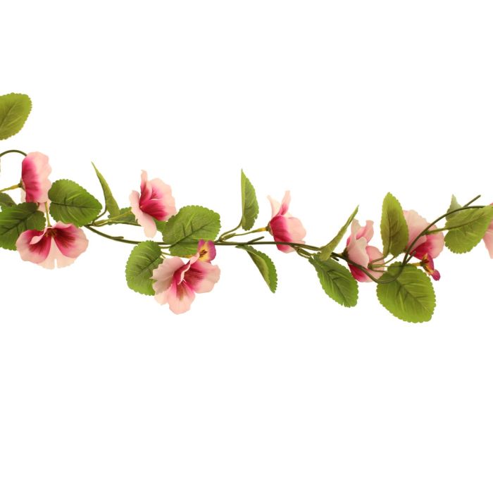 150cm Pansy Garland Pink