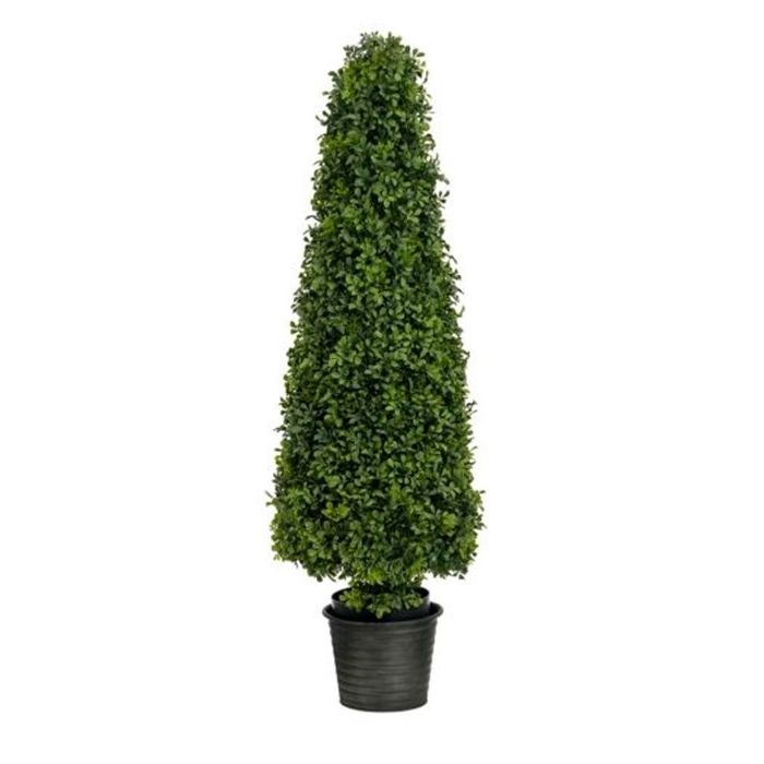 28" Boxwood Cone UV Protected Tree