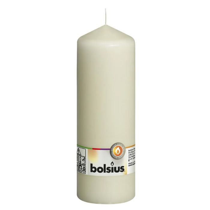 Bolsius Pillar Candle Ivory 200 x 68mm