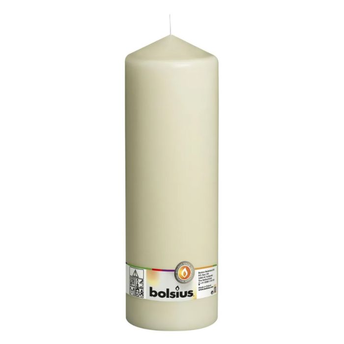 Bolsius Pillar Candle Ivory 300 x 98mm