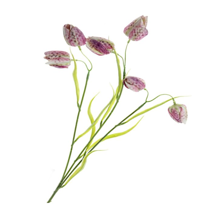 Artificial Fritillaria - Pink/Green (6 heads, 65cm long)