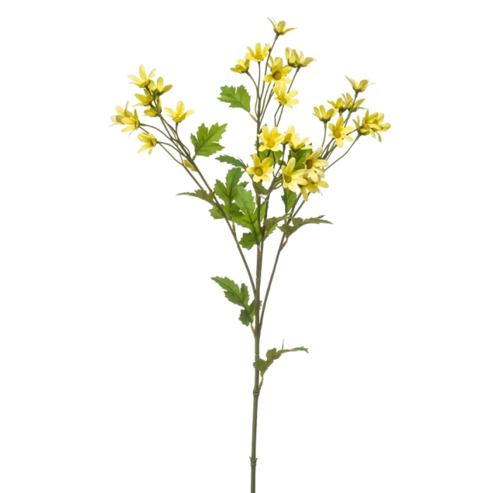 Artificial Daisy Spray Yellow 65cm