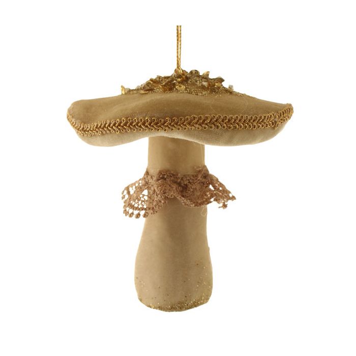 10cm Flat Mushroom Cream