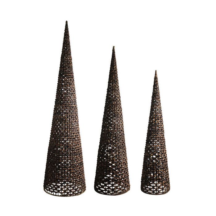 Basketry Cone 185cm Dark Brown