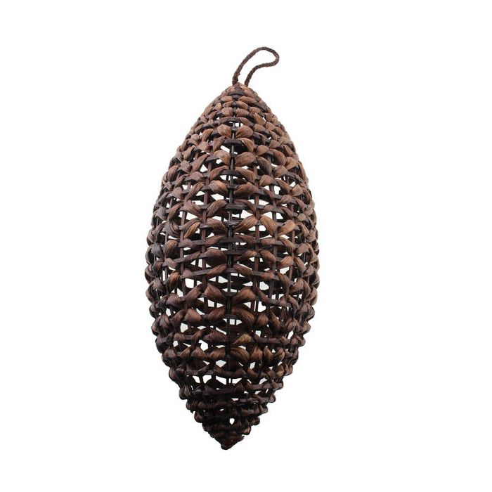 50cm Basketry Hanging Drop Dark Brown