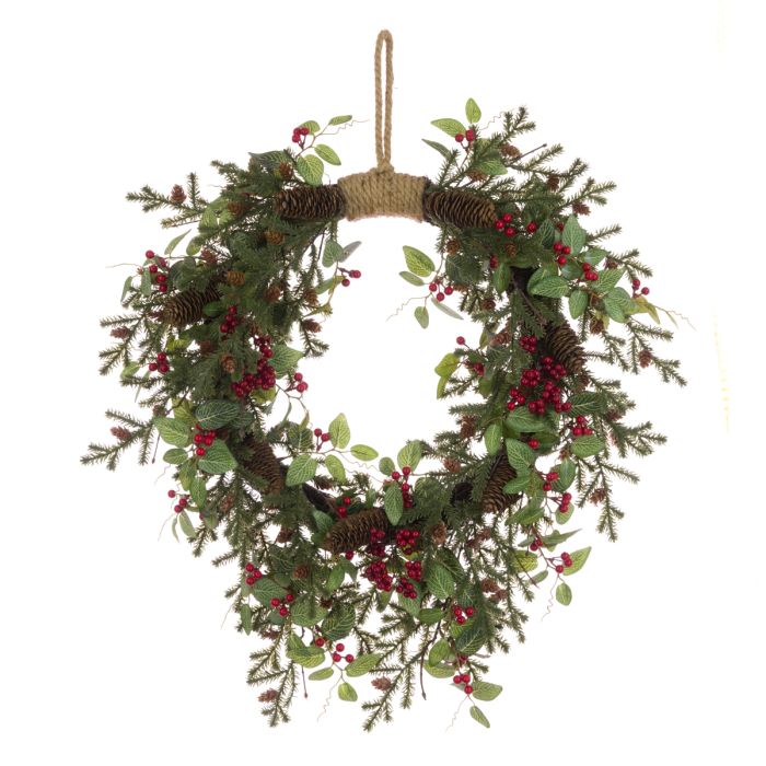 Oakham Jute Wreath 56cm