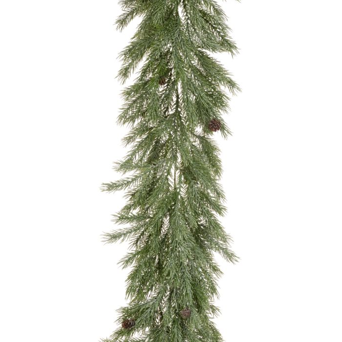 Frosted Pine Garland 180cm Green