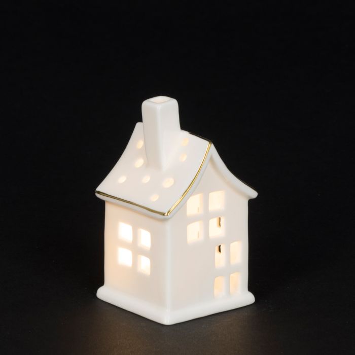 Porcelain LED House B/O 11cm