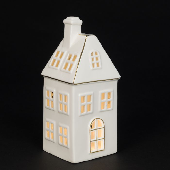 Porcelain LED House B/O 23cm