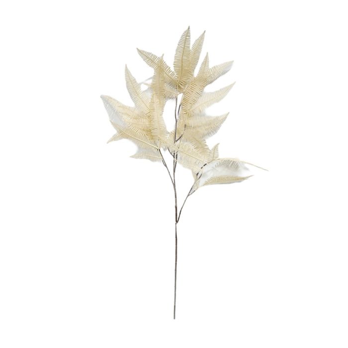 Single Fern Spray - Cream 102cm