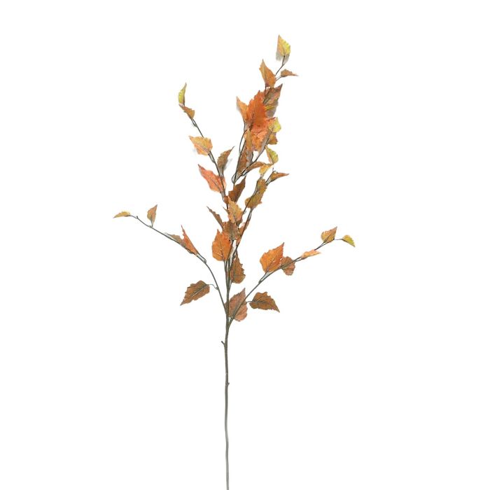 Artificial Birch Spray - Orange/Yellow 92cm