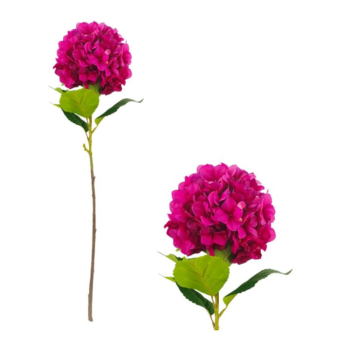 Artificial Hydrangea Stem Cerise 105cm