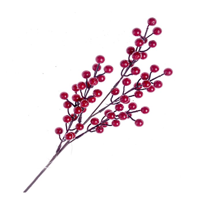 60cm Berry Spray - Red (60cm long)