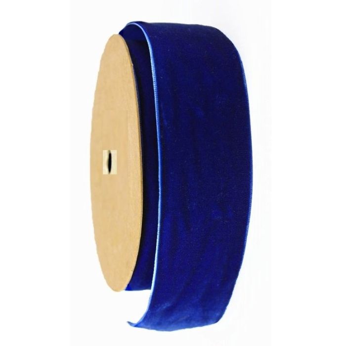Velvet Ribbon 12mm x 10mtrs Dark Blue