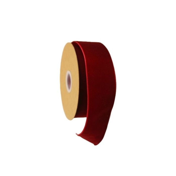 Velvet Ribbon 50mm x 10mtrs Burgundy