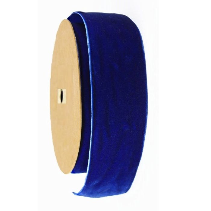 Velvet Ribbon 50mm x 10mtrs Dark Blue
