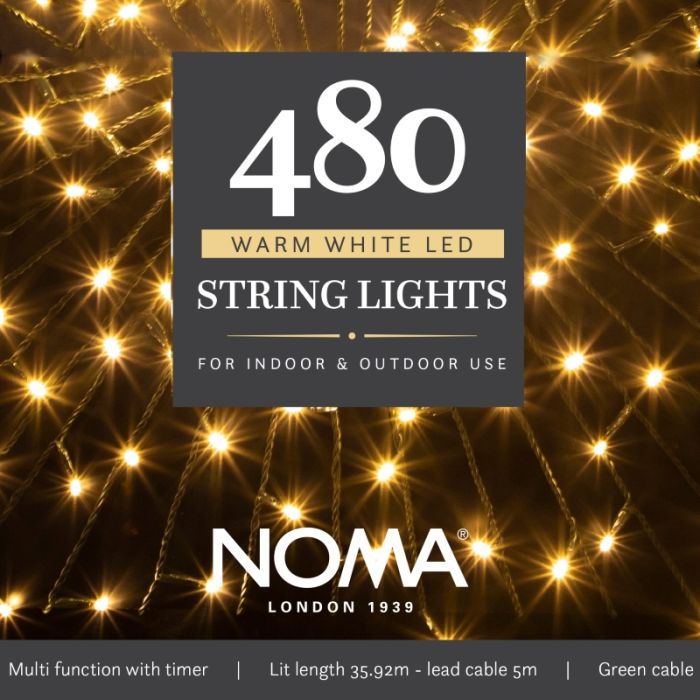 480 Warm White Multifunction String Lights