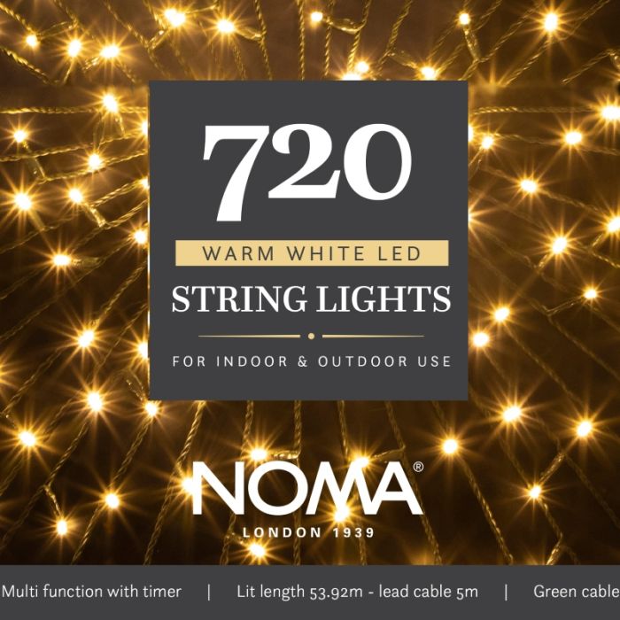 720 Warm White Multifunction String Lights