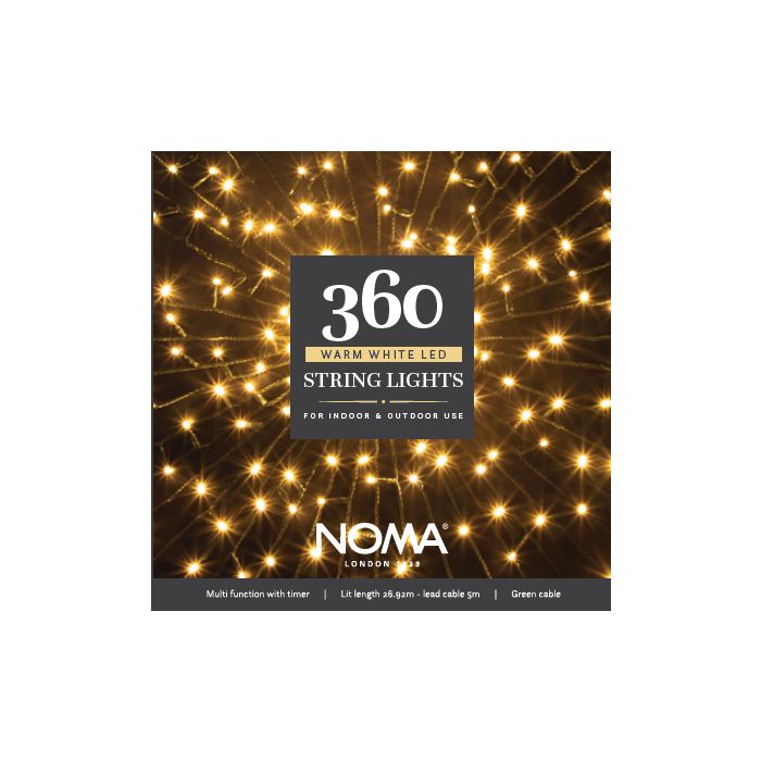 360 Warm White Multifunction String Lights