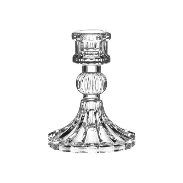 Anastasia Glass Candlestick 10.5cm