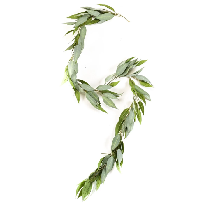 Eucalyptus Leaves Garland Green/Grey 180cm