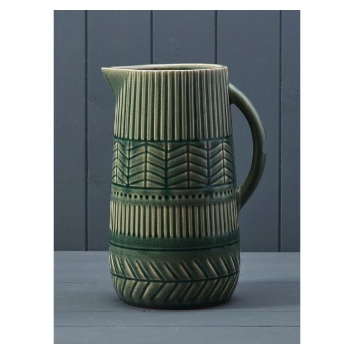 Green Ceramic Jug (26.5cm)