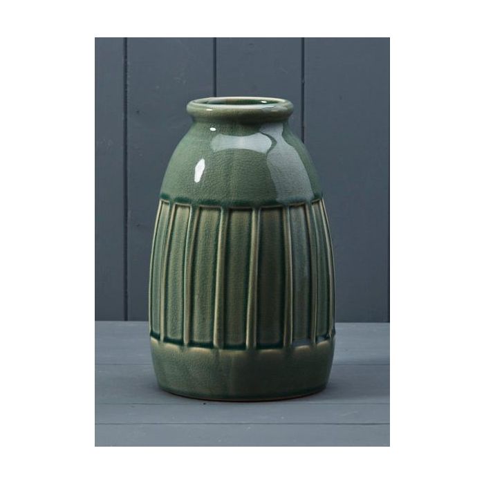 Green Ceramic Vase (24.5cm)