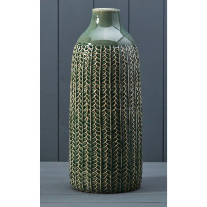 Green Ceramic Vase (37.5cm)