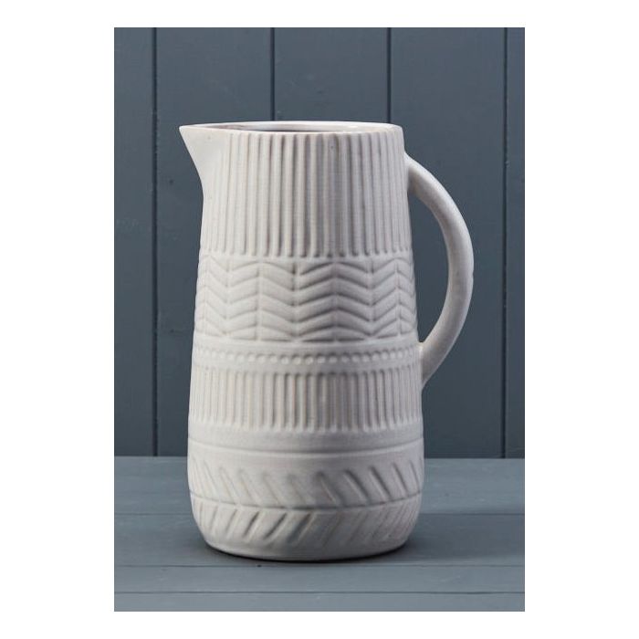 White Ceramic Jug (26.5cm)
