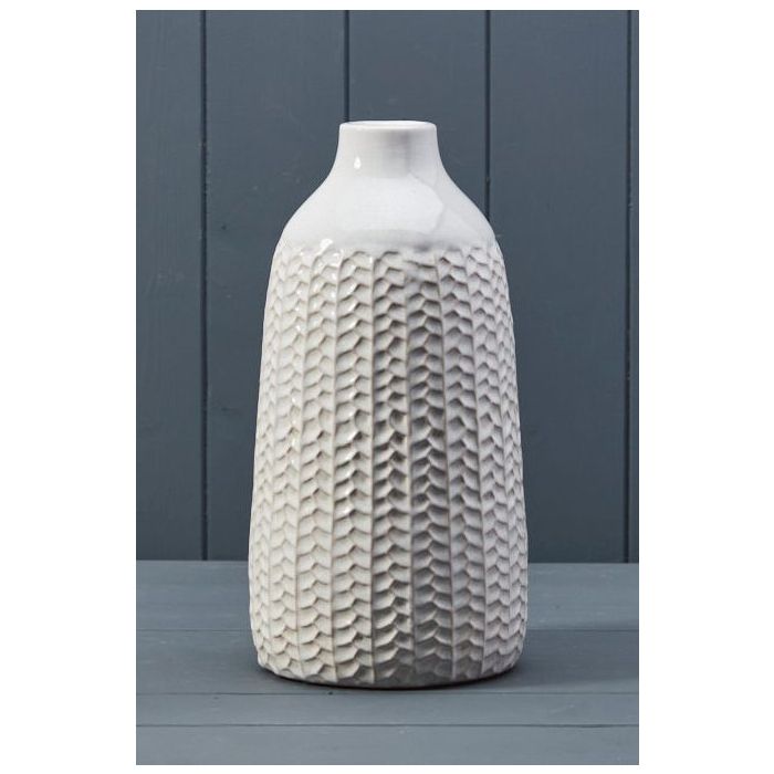 White Ceramic Vase (28.5cm)