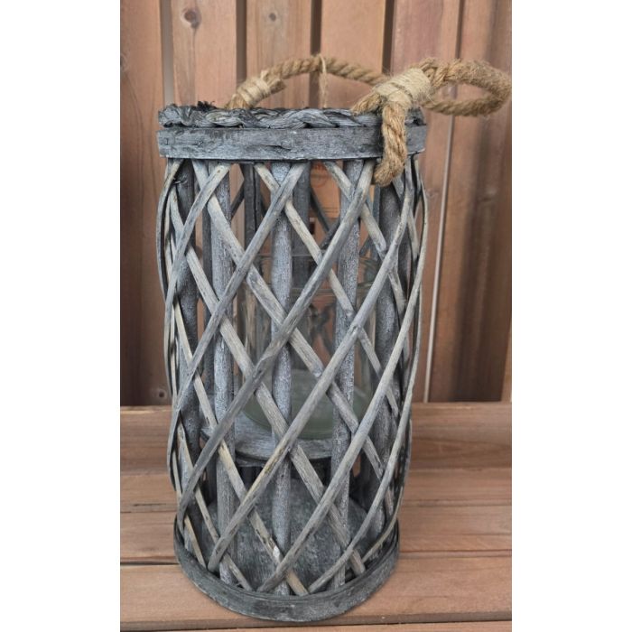 Grey Washed Lantern (50cm)