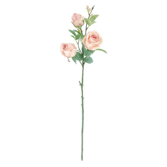 80cm Light Pink Rosebud Stem