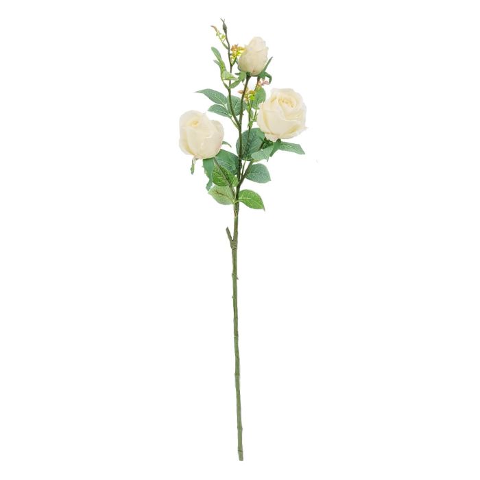 80cm Ivory Rosebud Stem