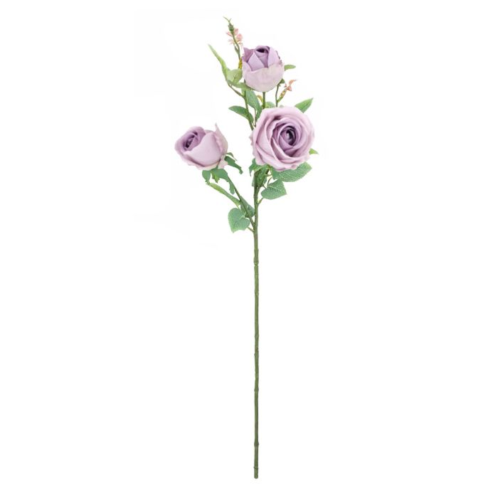 80cm Lilac Rosebud Stem