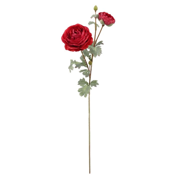 72cm Red Peony Stem
