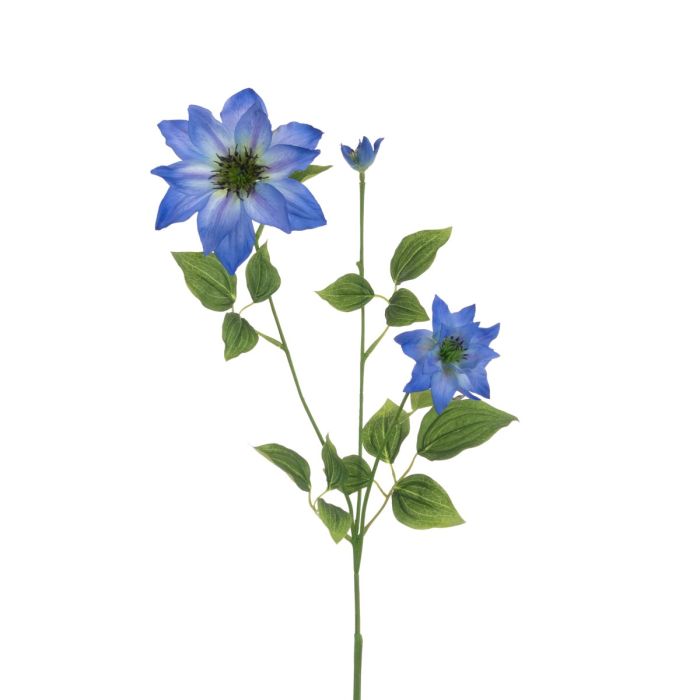 Artificial Clematis 90cm Blue