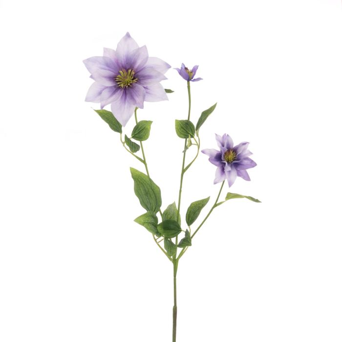 Artificial Clematis 90cm Purple